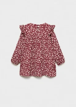 Dzieci MANGO Sukienki I Kombinezony*Sukienka w kwiaty z falbanami