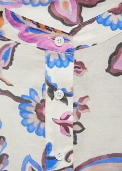 MANGO Sukienki I Kombinezony*Sukienka w kwiaty z kokardą