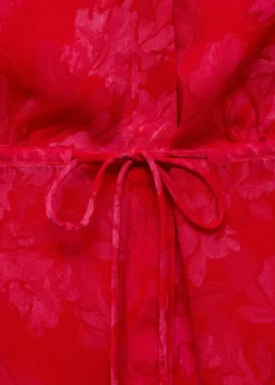 MANGO Sukienki I Kombinezony*Sukienka w kwiaty z węzłem