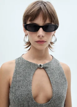 MANGO Sukienki I Kombinezony*Sukienka wełniana ze sprzączką