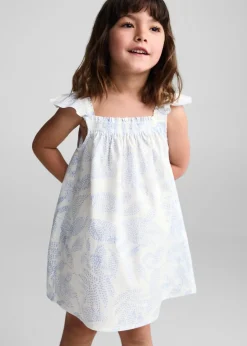 Dzieci MANGO Sukienki I Kombinezony*Sukienka wzór w liście