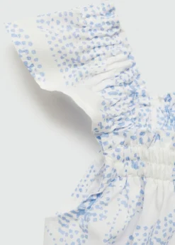 Dzieci MANGO Sukienki I Kombinezony*Sukienka wzór w liście