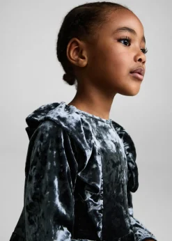 Dzieci MANGO Sukienki I Kombinezony*Sukienka z aksamitu z falbanką