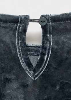 Dzieci MANGO Sukienki I Kombinezony*Sukienka z aksamitu z falbanką