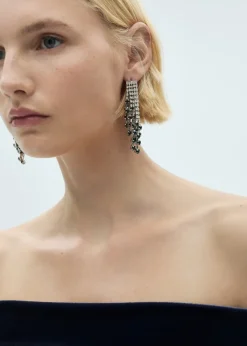 MANGO Sukienki I Kombinezony*Sukienka z aksamitu z odkrytymi ramionami