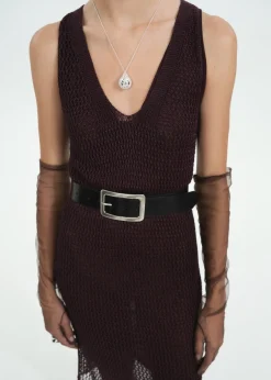 MANGO Sukienki I Kombinezony*Sukienka z ażurowej dzianiny lureksowej