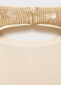 MANGO Sukienki I Kombinezony*Sukienka z cekinami i dekoltem na plecach