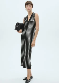 MANGO Sukienki I Kombinezony*Sukienka z dzianiny w paski
