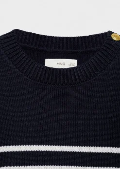 Dzieci MANGO Sukienki I Kombinezony*Sukienka z dzianiny w paski