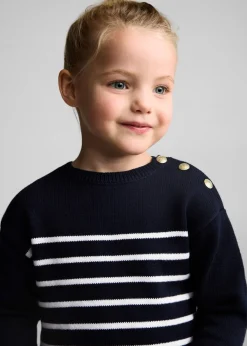 Dzieci MANGO Sukienki I Kombinezony*Sukienka z dzianiny w paski