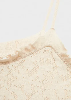 MANGO Sukienki I Kombinezony*Sukienka z dzianiny z ażurem