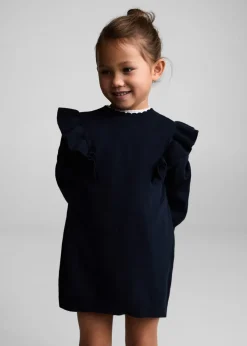 Dzieci MANGO Sukienki I Kombinezony*Sukienka z dzianiny z falbaną