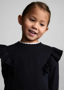 Dzieci MANGO Sukienki I Kombinezony*Sukienka z dzianiny z falbaną