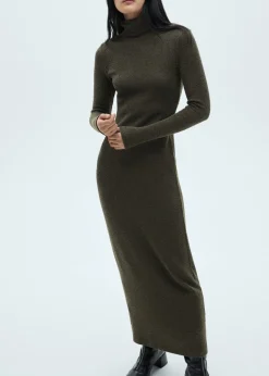 MANGO Sukienki I Kombinezony*Sukienka z dzianiny z golfem