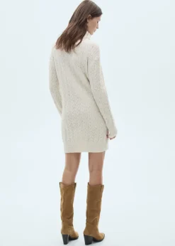 MANGO Sukienki I Kombinezony*Sukienka z dzianiny z golfem