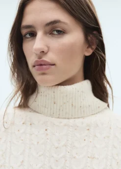 MANGO Sukienki I Kombinezony*Sukienka z dzianiny z golfem