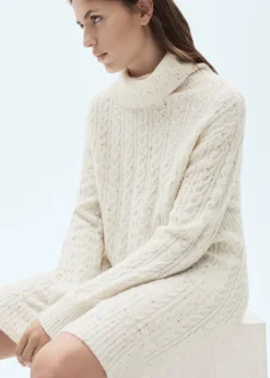 MANGO Sukienki I Kombinezony*Sukienka z dzianiny z golfem