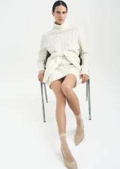 MANGO Sukienki I Kombinezony*Sukienka z dzianiny z golfem