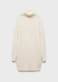 MANGO Sukienki I Kombinezony*Sukienka z dzianiny z golfem