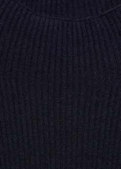 MANGO Sukienki I Kombinezony*Sukienka z dzianiny z kontrastowymi wykończeniami