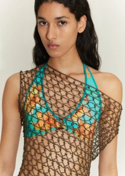 MANGO Sukienki I Kombinezony*Sukienka z dzianiny z kryształkami