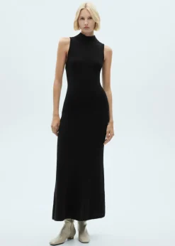 MANGO Sukienki I Kombinezony*Sukienka z dzianiny z odkrytymi plecami