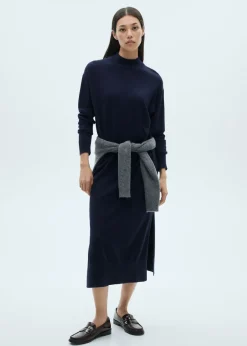 MANGO Sukienki I Kombinezony*Sukienka z dzianiny z okrągłym dekoltem