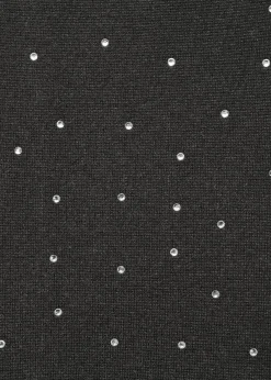 MANGO Sukienki I Kombinezony*Sukienka z dzianiny z ozdobą ze strasu