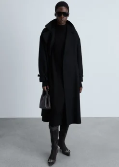 MANGO Sukienki I Kombinezony*Sukienka z dzianiny z półgolfem