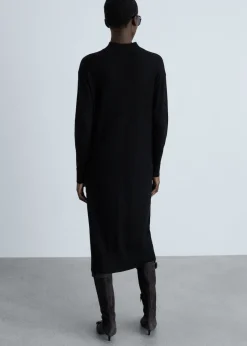 MANGO Sukienki I Kombinezony*Sukienka z dzianiny z półgolfem