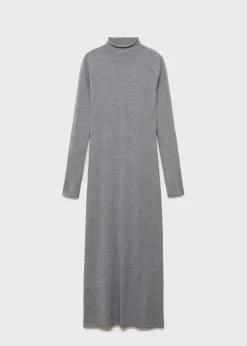 MANGO Sukienki I Kombinezony*Sukienka z dzianiny z półgolfem