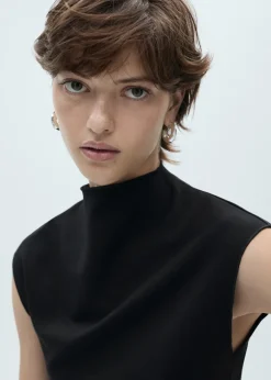 MANGO Sukienki I Kombinezony*Sukienka z dzianiny z półgolfem