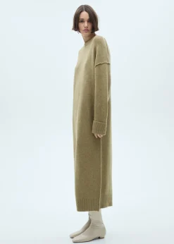 MANGO Sukienki I Kombinezony*Sukienka z dzianiny z prążkowanymi wykończeniami