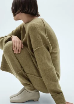 MANGO Sukienki I Kombinezony*Sukienka z dzianiny z prążkowanymi wykończeniami