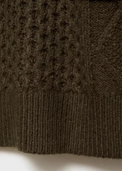 MANGO Sukienki I Kombinezony*Sukienka z dzianiny z warkoczami