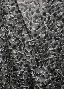 MANGO Sukienki I Kombinezony*Sukienka z falbanami zwierzęcy wzór