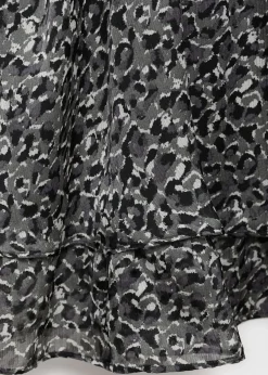 MANGO Sukienki I Kombinezony*Sukienka z falbanami zwierzęcy wzór