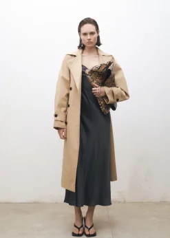 MANGO Sukienki I Kombinezony*Sukienka z jedwabiu morwowego z drapowanym dekoltem