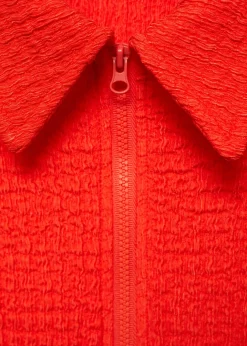 MANGO Sukienki I Kombinezony*Sukienka z kołnierzykiem polo i teksturą