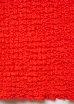 MANGO Sukienki I Kombinezony*Sukienka z kołnierzykiem polo i teksturą