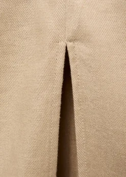 MANGO Sukienki I Kombinezony*Sukienka z kołnierzykiem polo i rozcięciem