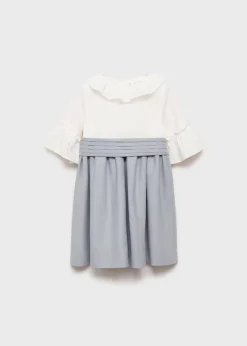 Dzieci MANGO Sukienki I Kombinezony*Sukienka z kontrastem