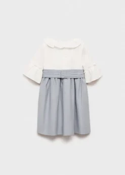 Dzieci MANGO Sukienki I Kombinezony*Sukienka z kontrastem