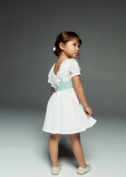 Dzieci MANGO Sukienki I Kombinezony*Sukienka z kreszowanej bawełny