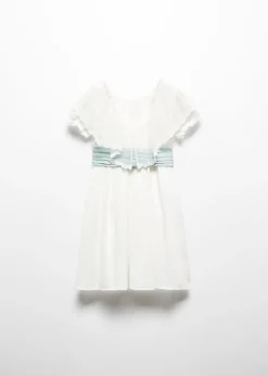 Dzieci MANGO Sukienki I Kombinezony*Sukienka z kreszowanej bawełny