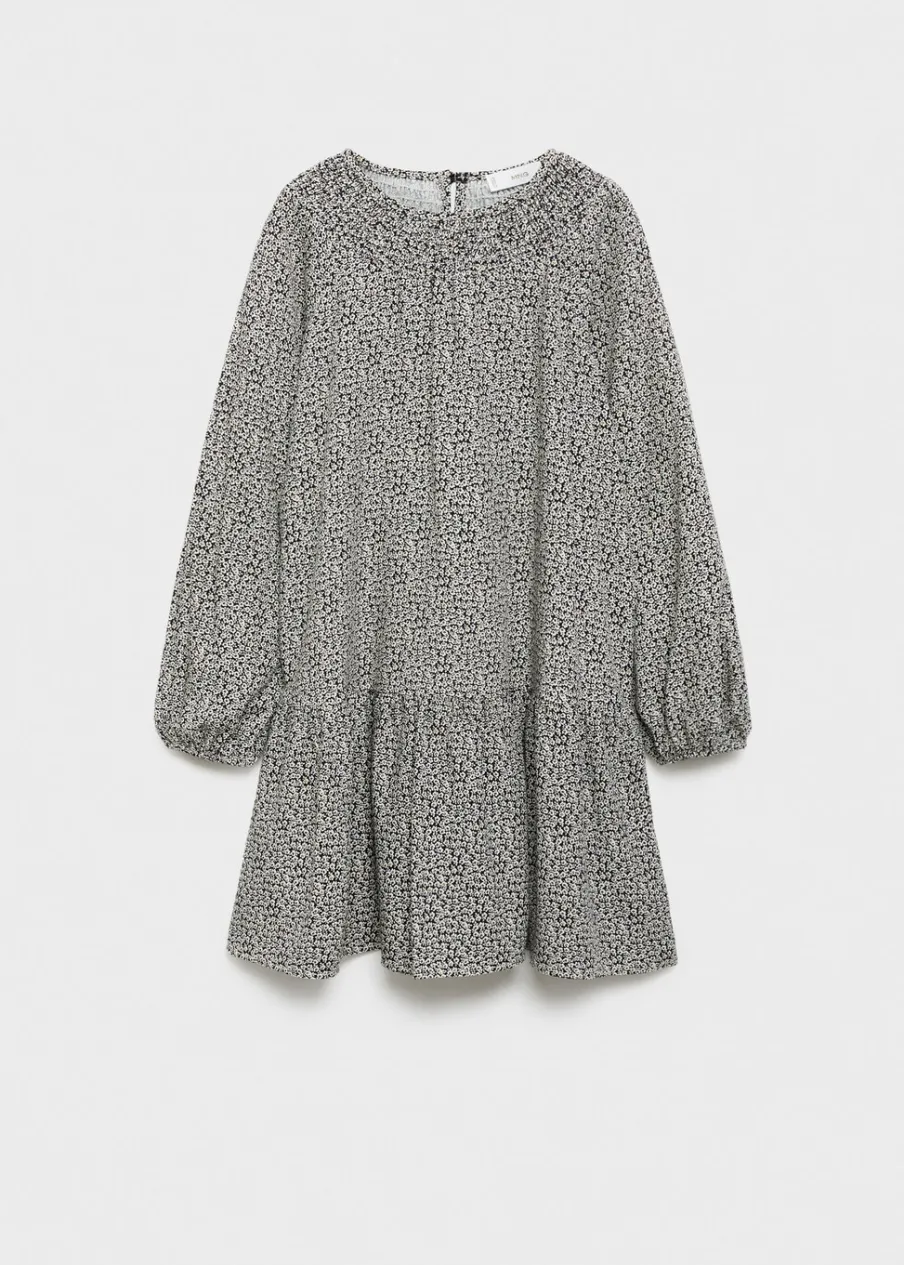 Dzieci MANGO Sukienki I Kombinezony*Sukienka z kwiatowym wzorem