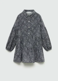 Dzieci MANGO Sukienki I Kombinezony*Sukienka z kwiatowym wzorem