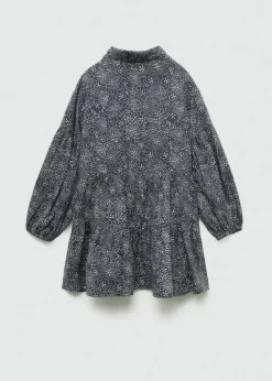 Dzieci MANGO Sukienki I Kombinezony*Sukienka z kwiatowym wzorem