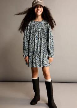 Dzieci MANGO Sukienki I Kombinezony*Sukienka z kwiatowym wzorem