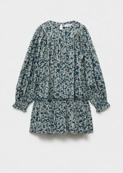 Dzieci MANGO Sukienki I Kombinezony*Sukienka z kwiatowym wzorem